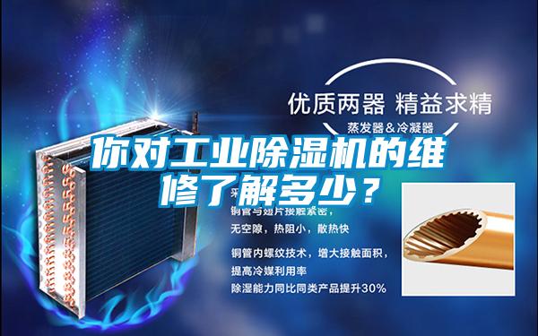 你對工業除濕機的維修了解多少?