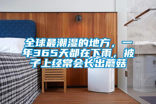 全球最潮濕的地方，一年365天都在下雨，被子上經常會長出蘑菇
