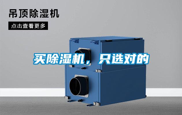 買除濕機，只選對的
