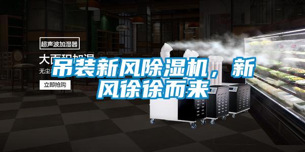 吊裝新風除濕機，新風徐徐而來