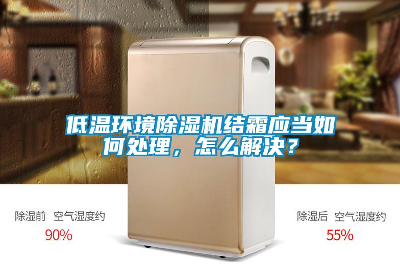 低溫環(huán)境除濕機(jī)結(jié)霜應(yīng)當(dāng)如何處理,怎么解決?