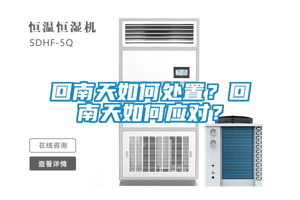 回南天如何處置？回南天如何應(yīng)對？
