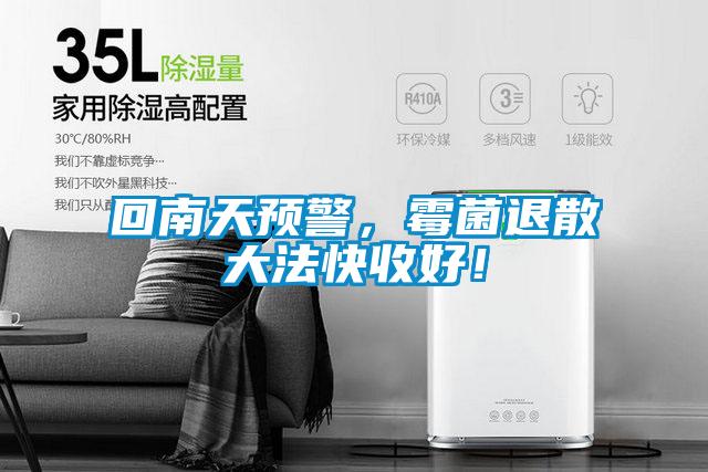 回南天預警，霉菌退散大法快收好！