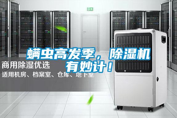 螨蟲高發(fā)季，除濕機(jī)有妙計！