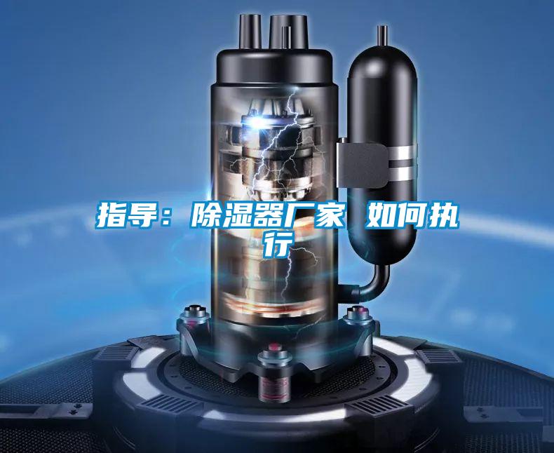 指導(dǎo):除濕器廠家 如何執(zhí)行