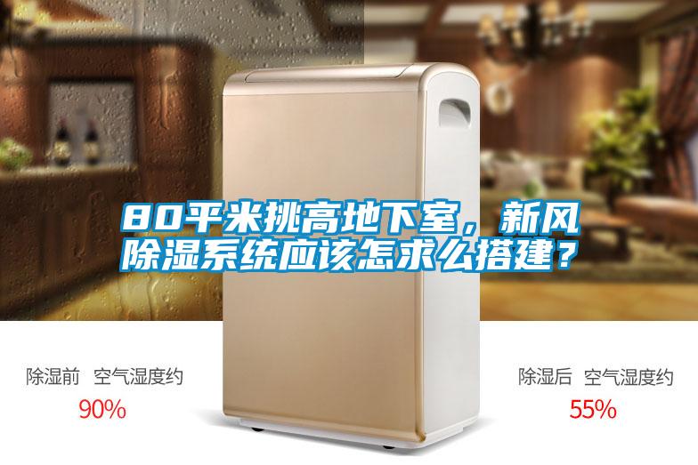 80平米挑高地下室,新風除濕系統應該怎求么搭建?