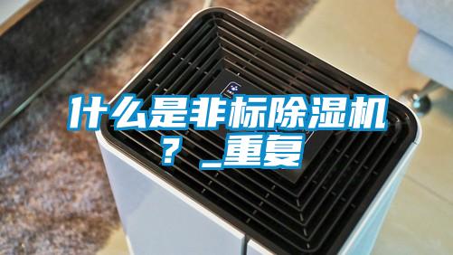 什么是非標(biāo)除濕機(jī)？_重復(fù)