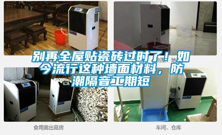 別再全屋貼瓷磚過時了！如今流行這種墻面材料，防潮隔音工期短