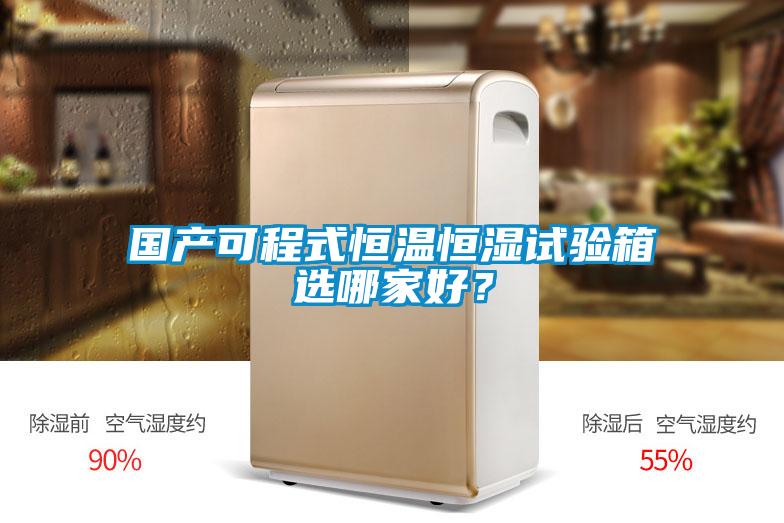 國產可程式恒溫恒濕試驗箱選哪家好?