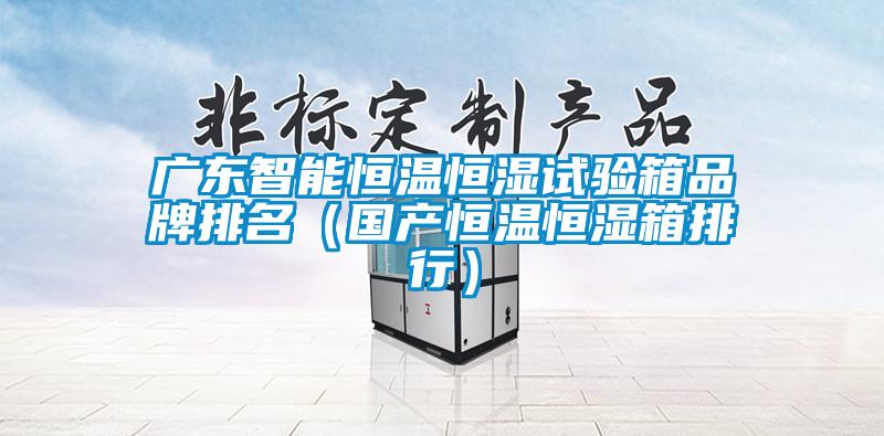 廣東智能恒溫恒濕試驗箱品牌排名（國產(chǎn)恒溫恒濕箱排行）