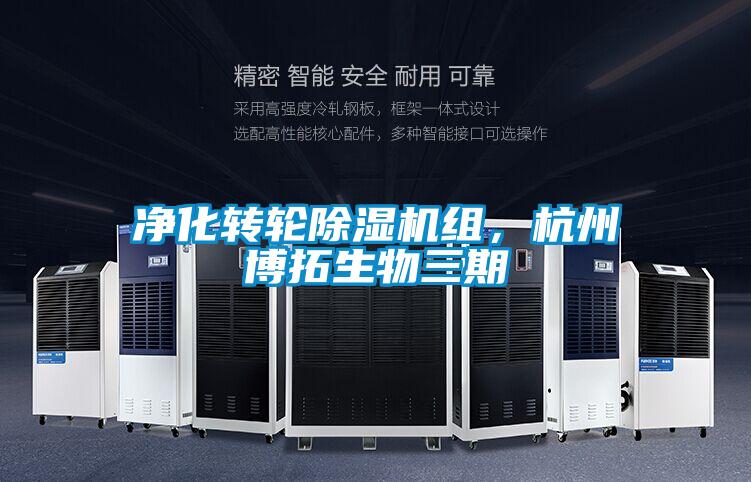 凈化轉(zhuǎn)輪除濕機(jī)組,杭州博拓生物三期