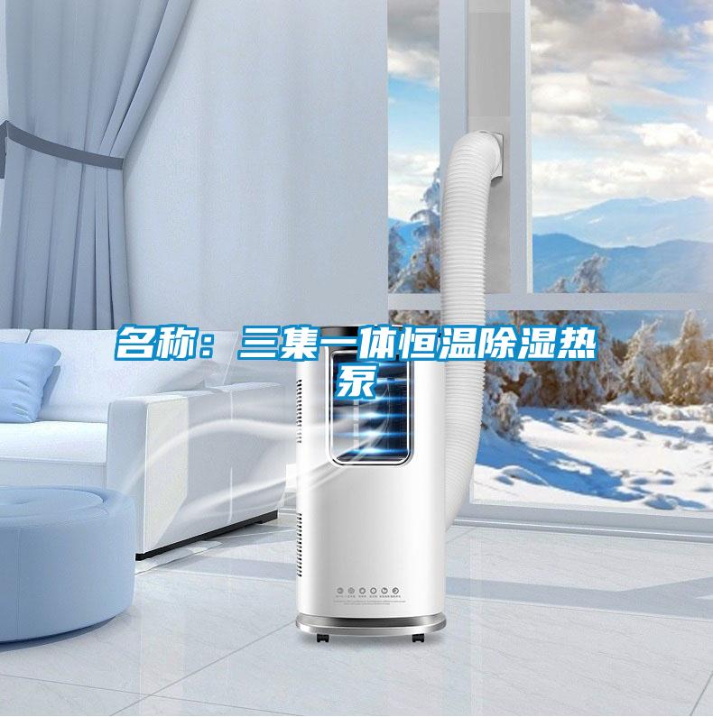 名稱:三集一體恒溫除濕熱泵