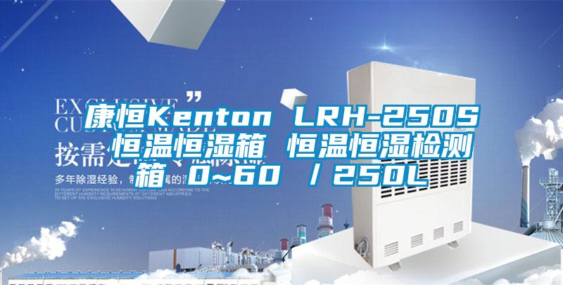 康恒Kenton LRH-250S 恒溫恒濕箱 恒溫恒濕檢測箱 0~60℃/250L