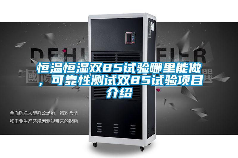 恒溫恒濕雙85試驗哪里能做,可靠性測試雙85試驗項目介紹