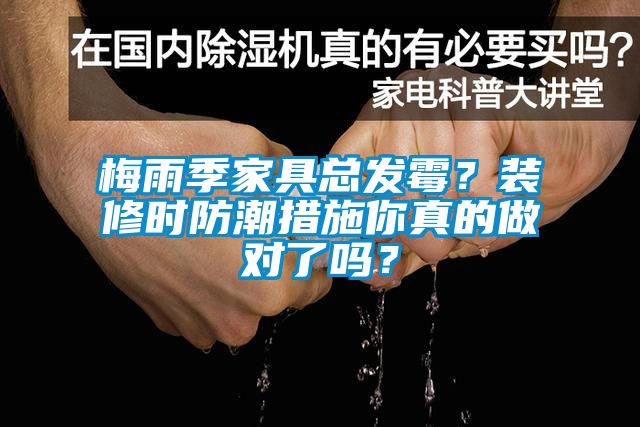 梅雨季家具總發霉?裝修時防潮措施你真的做對了嗎?