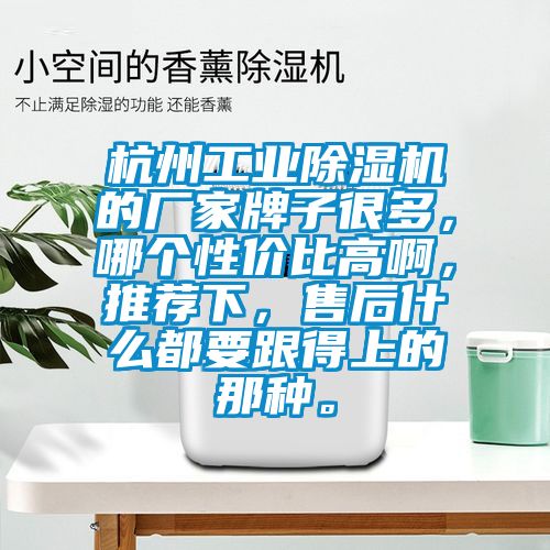 杭州工業除濕機的廠家牌子很多，哪個性價比高啊，推薦下，售后什么都要跟得上的那種。